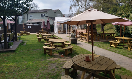 installation for wifi coverage in pub beer garden